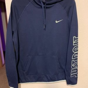 Ladies L Nike Dri-Fit Just Do It Hoodie
